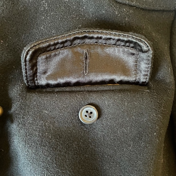 J. Crew Fitted Wool Military Cadet Band Jacket‎ w/ Brass Buttons Size 6 - Picture 6 of 8